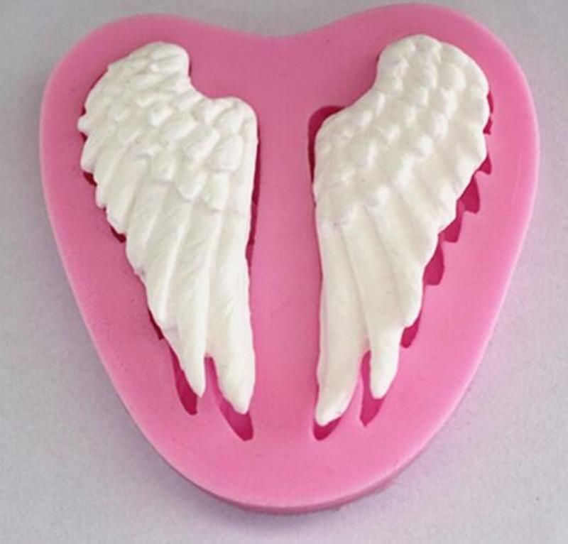 Angel Wings Silicone Cake Mold Dessert Chocolate Fondant Baking Tool Decorations Angel Wings Silicone Cake Mold Dessert Chocolate Fondant Baking Tool Decorations