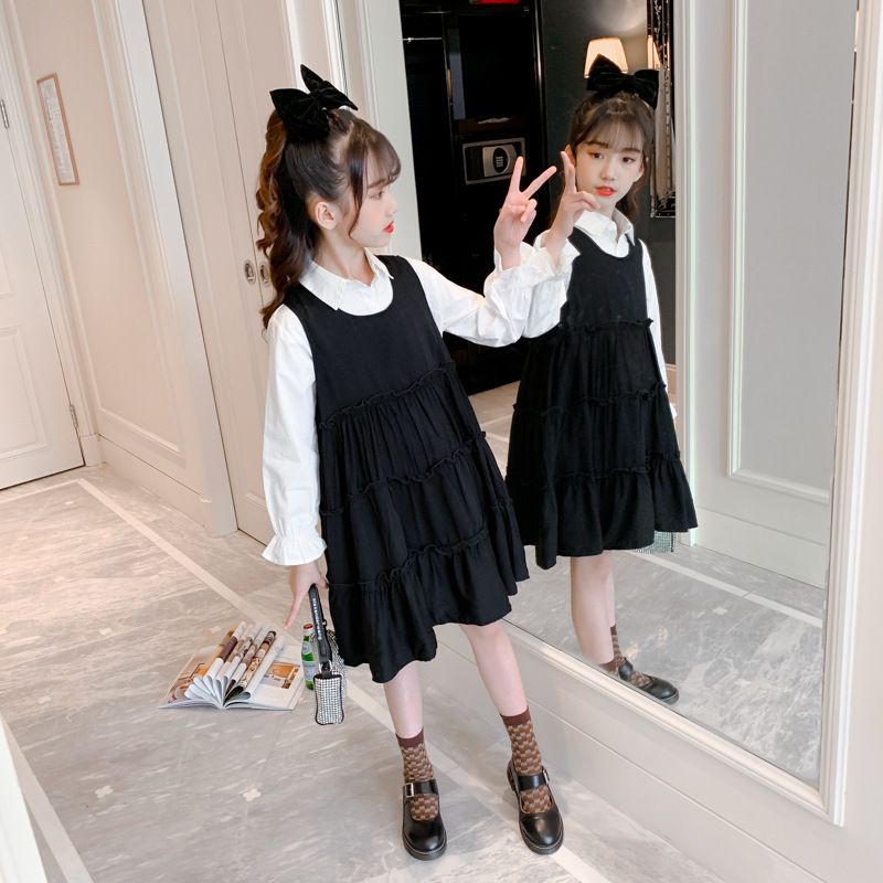Compra 6Y A 16Y Niños Y Niñas Adolescentes Spring Solid Camisa Vestido Dos  Piezas Conjunto De Moda Niños Casual Ropa Elegante, # 1188 210522 Barato |  Entrega Rápida Y Calidad | Es.Dhgate