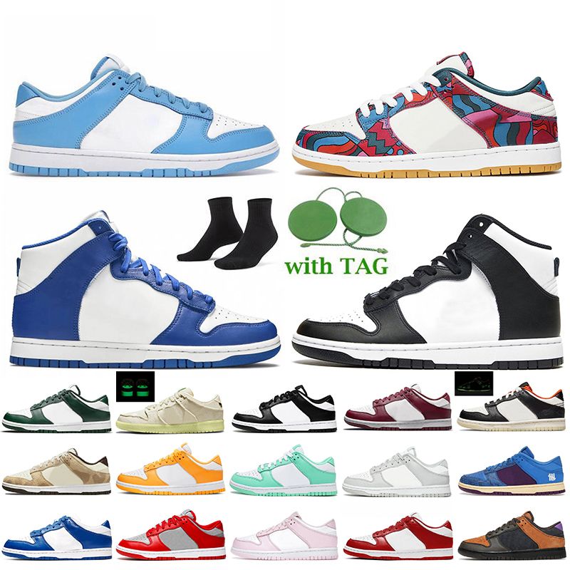 High Women Mens Sports Running Shoes UNC Coast Parra Abstract Art Kentucky Black White Green Off Skate Trainers Mummy Fog Undefeated Sneakers From Mens_athletic_shoes, $5.29 | DHgate.Com