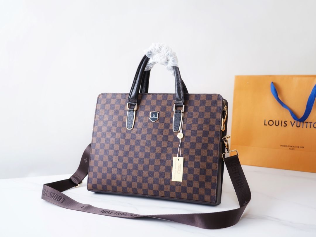 Louis Vuitton Briefcase Laptop Louis Vutton Bag Sacoche Homme Classic Handbags  Men And Women Sports Soft Leather LV Handbag Elegant Simple Fashion Travel  Famous From Caifufootwear, $167.42