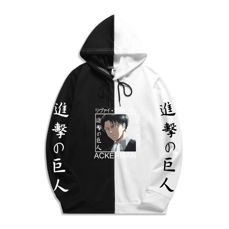Compra Sudaderas Con Capucha Para Hombre 2021 Jersey Anime Pullover De Dos  Colores Ropa Delgada De Dos Colores Atacantes Gigantes Sudadera Con Capucha Para  Mujer Sudadera Ocasional Barato | Entrega Rápida Y