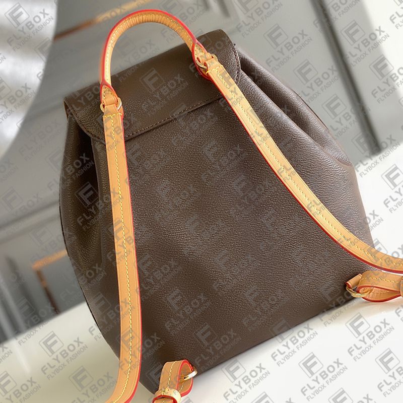 Louis Vuitton Monogram Casual Style Canvas Leather Logo Backpacks  (MONTSOURIS BB, M45516, M45502)