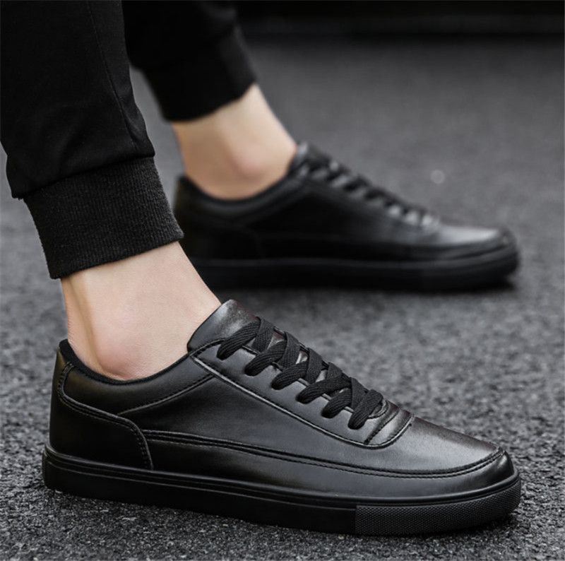 2021 Mode Zomer Nieuwe Schoenen Straat Pure Zwarte Schoenen Mannen Kleine  Casual Werk01 Van Niceshoes01, 31,58 € |DHgate