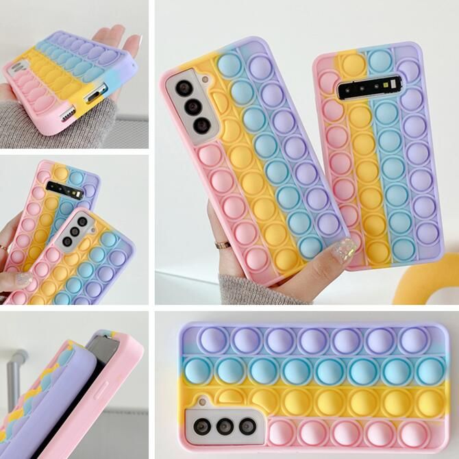 Pop It Push Bubble Decompression Capas Para Huawei Nova 3 4 7 SE HONRA 20I  8X