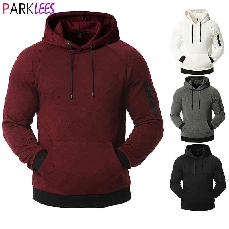 Sudadera Hombre A Bloques Con Capucha y Bolsa Casual Vino | Linio México -  IN950FA0YR22LLMX