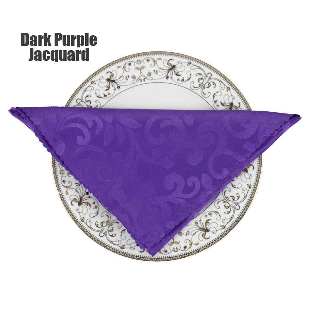 Dark Purple Jacquard