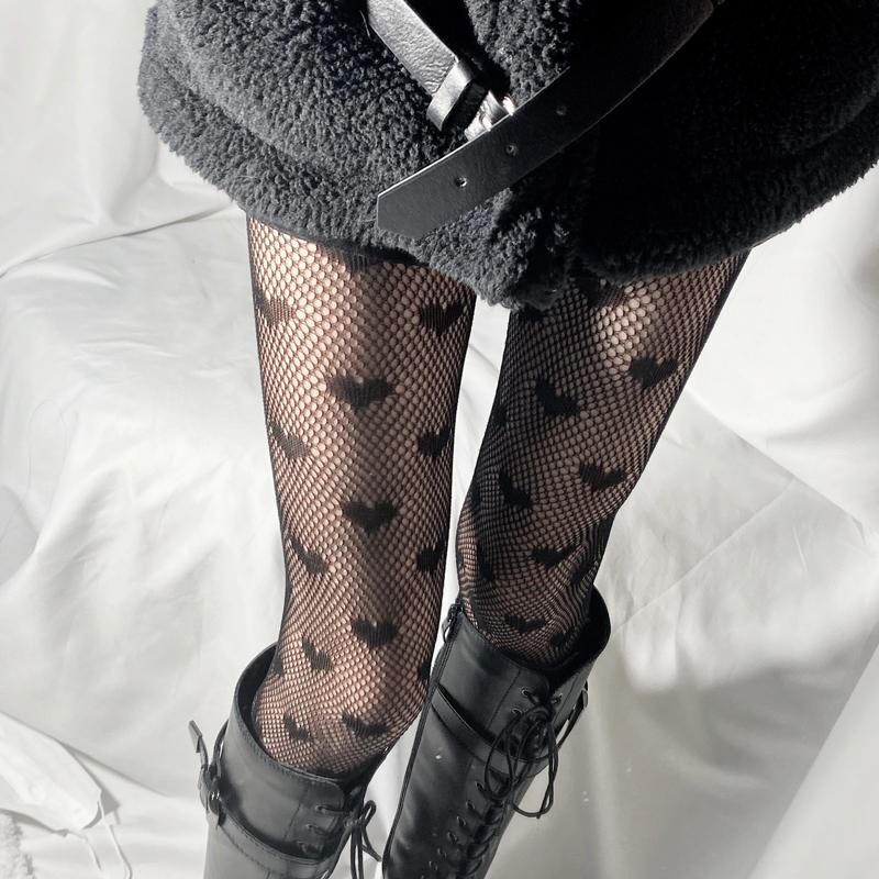 Women Ladies Lace Long Socks Stocking Mesh Fishnet Stockings Hosiery Thigh-Highs 