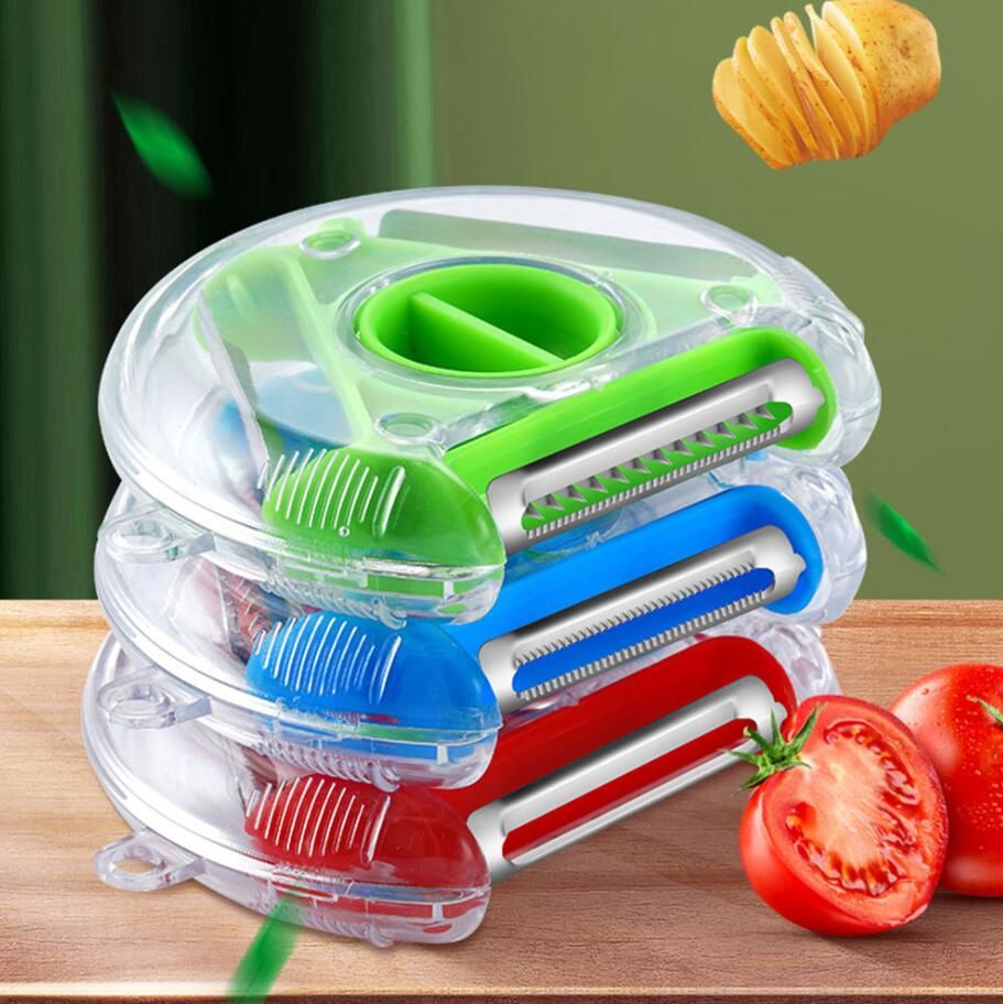 Swivels Peeler Stainless Steel, Vegetable Peeler Fruit Peeler  Multifunctional Potato Peelers for Kitchen Peeling Tool