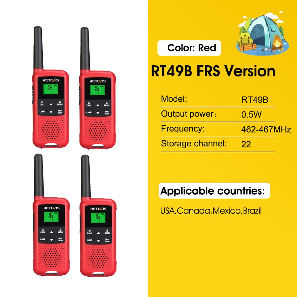 4 pcs vermelho frs.