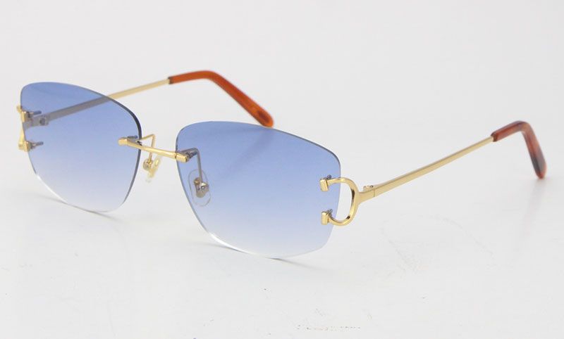 013 Gold Blue Lens