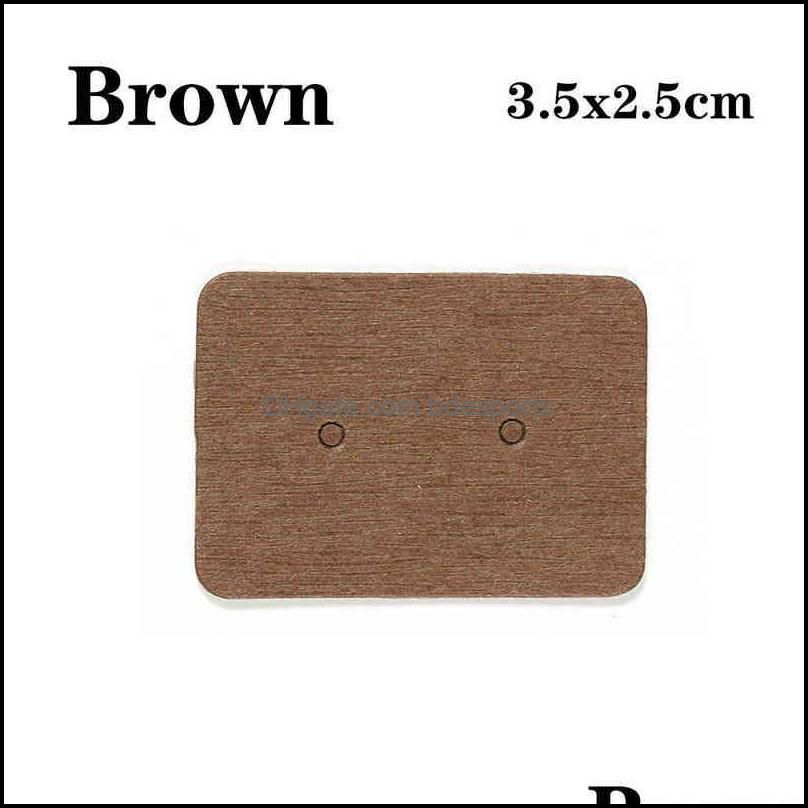 Brown-2.5x3.5cm 50pcs