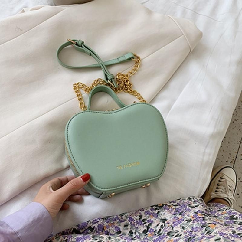 Compra Bolsos De Hombro En Forma De Manzana Bolsa De Mujer Bolso De Mano  Color Sólido Mango Suave Mensajero Kol Pequeño Barato | Entrega Rápida Y  Calidad | Es.Dhgate