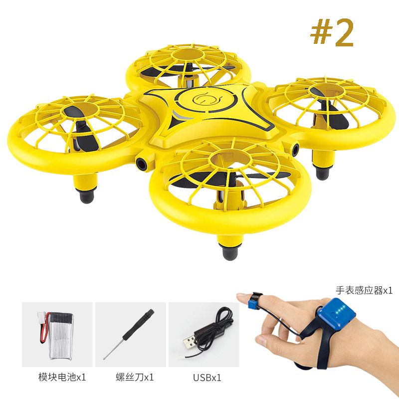 # 4 drone giallo + orologio