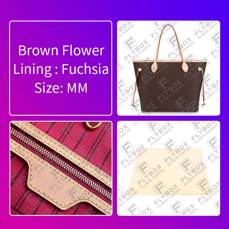 MM 31 CM Brown Flower / Fuchsia