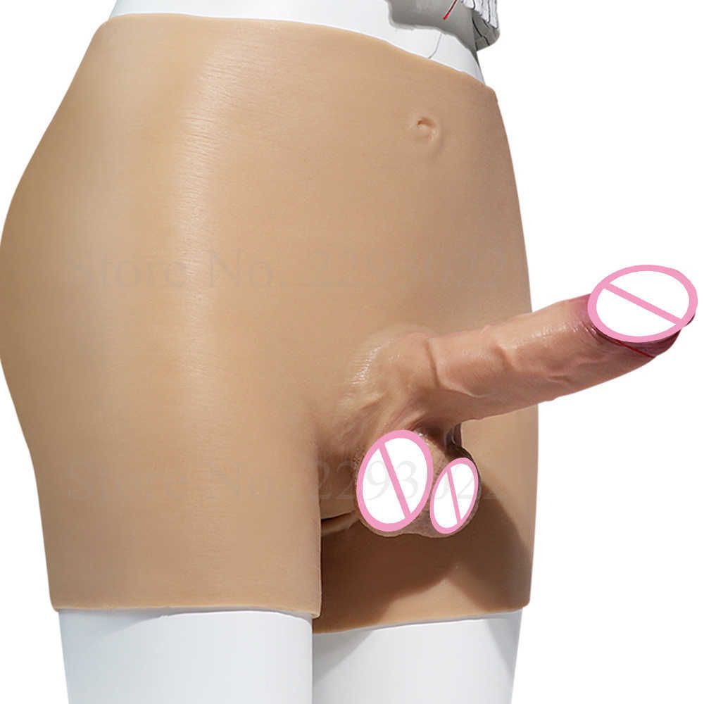 Silicone Strap On Dildo Elastic Panties Realistic Dildo Wear Pants Masturbation Device For Woman Lesbian Strap On Penis Sex Toy 210629286Q From Sugy, $52.59 DHgate
