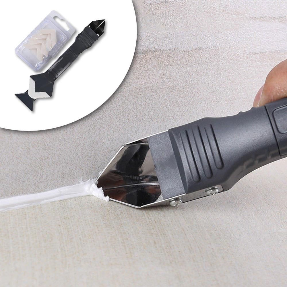 3 In 1 Silicone Remover Caulk Finisher Sealant Smooth Scraper Grout Tool Kit New 3 In 1 Silicone Remover Caulk Finisher Sealant Smooth Scraper Grout Tool Kit New