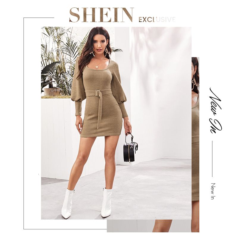 Abito maglione a costine con frange shein - Stileo.it