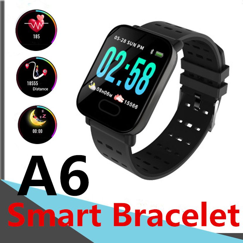 Wholesale Supply Smart Watch A6 Wearable Health Sport Band Android Blood  Pressure Pedometer Heart Rate Waterproof Receive Information SMS Women Smartband  Bracelet PK 116PLUS From Mying4, $7.54 | DHgate.Com