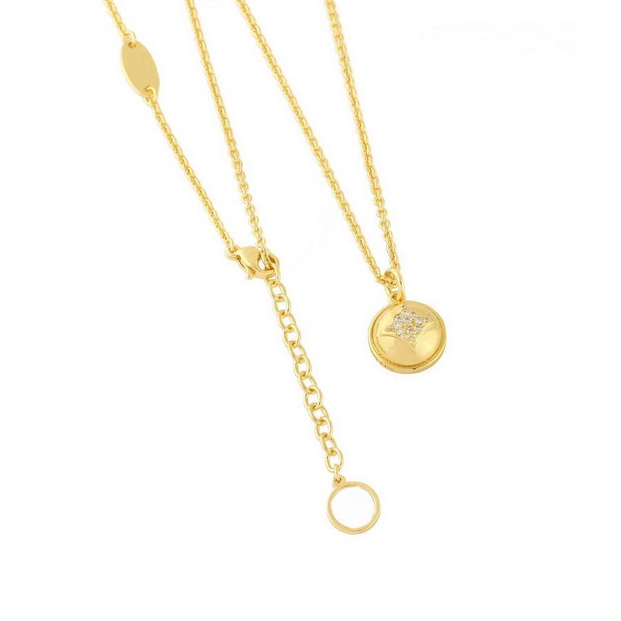 Gele gouden ketting