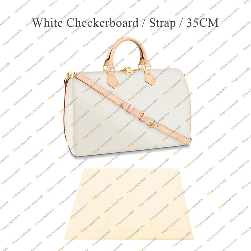 Strap /White Checkerboard 35cm