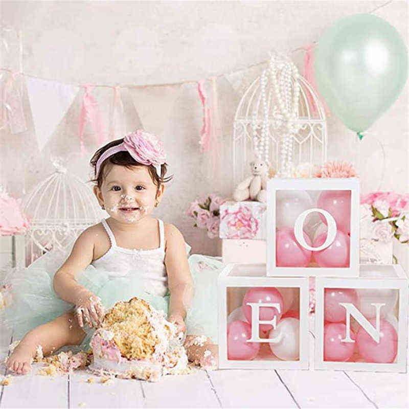 Bebe 1er Anniversaire Decorations De Premiere Anniversaire Boites De Ballon Danniversaire Avec Une Lettre Pour La Douche De Baby Douche Girl Girl 1 An Anniversaire Backdrop 2116 Du 9 43 Dhgate