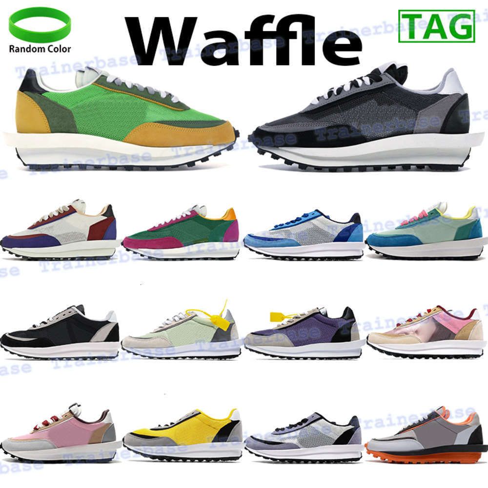 Wafel Mannen Vrouwen Lopende Schoenen Ld Xsacai Sport Trainers Dennen Groen  Geel Multi Top Witte Zwarte Nylon Heren Sneakers Met Tag Mikii Van Mikiis  Winkel |DHgate