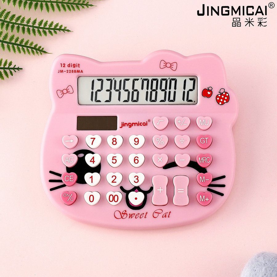 Acheter Pas Cher Kt22 Calculatrice De Chat Rose Girl Cute Solar Coreen Head Informatique Nvho809 Mwno809 Qsdm809 Du 10 56 Fr Dhgate