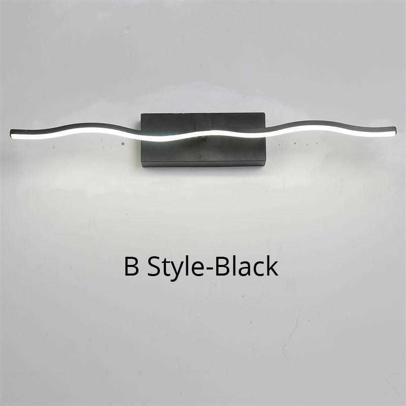 B Style-Black-100cm 18W-Warm White