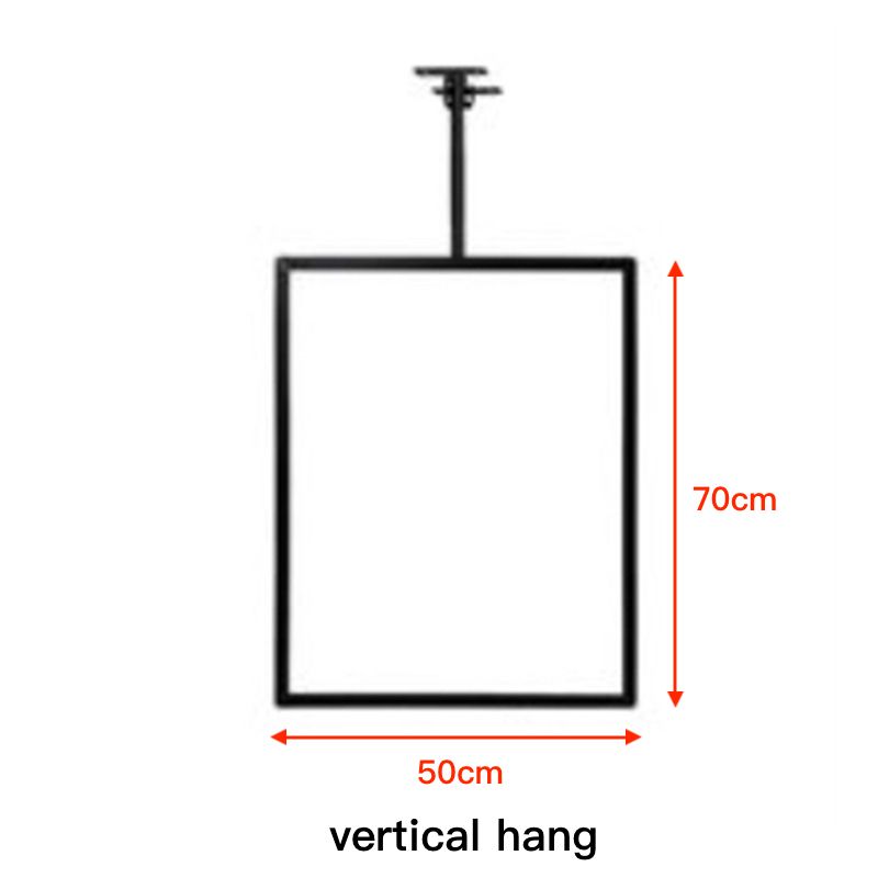 1 piece vertical hang