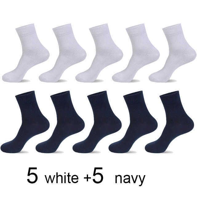 5 marine 5 blanc