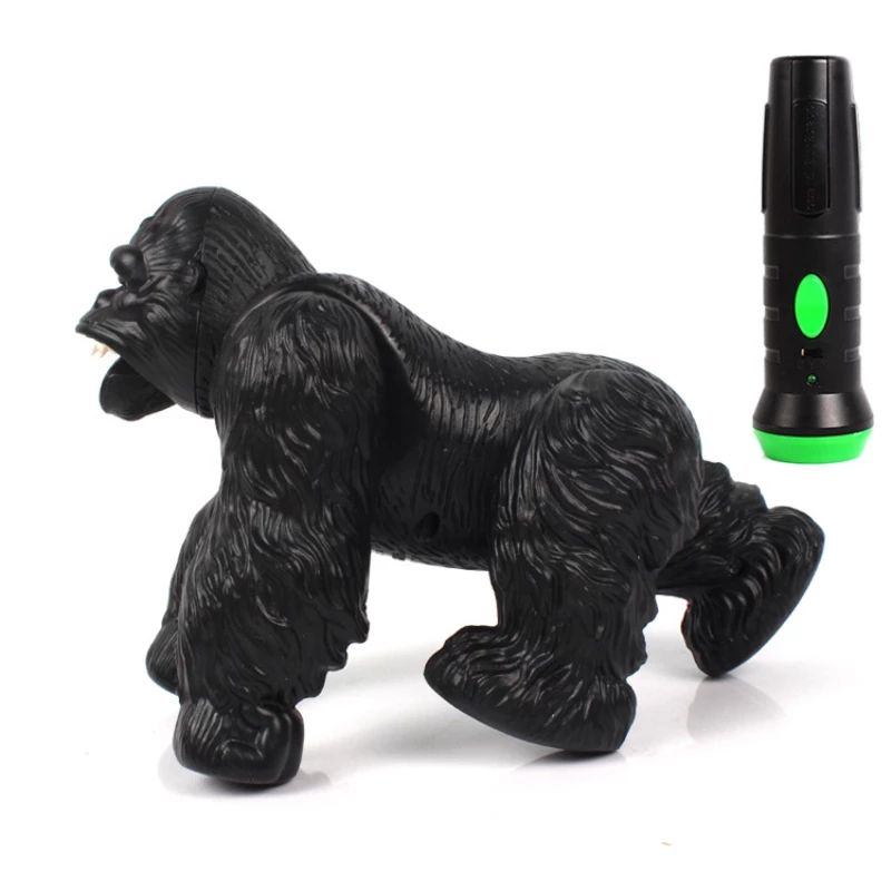 High Simulation Gorilla Robot Toy Lighting Control Orangutan Animal With Simulative Sound Effect Walking Function Funny Terrify High Simulation Gorilla Robot Toy Lighting Control Orangutan Animal With Simulative Sound Effect Walking Function Funny Terrify