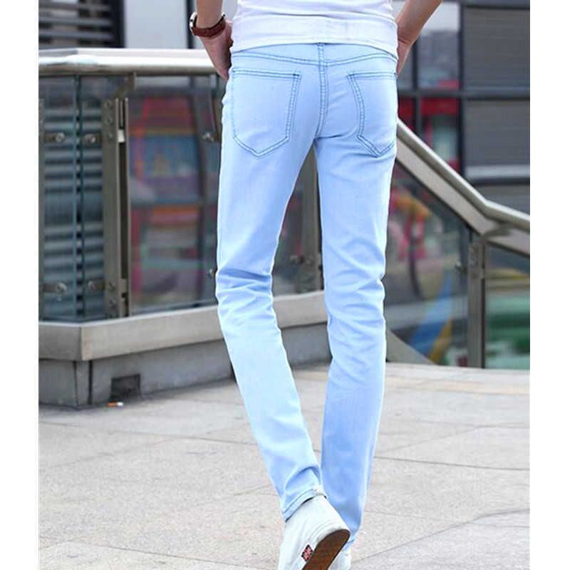 Blue Cotton Mens Jeans 28 