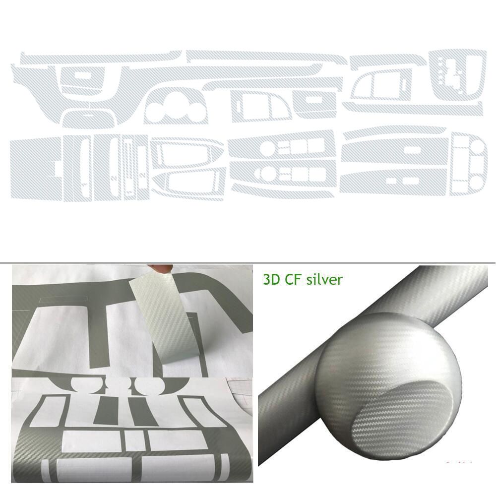 3D CF Silber.