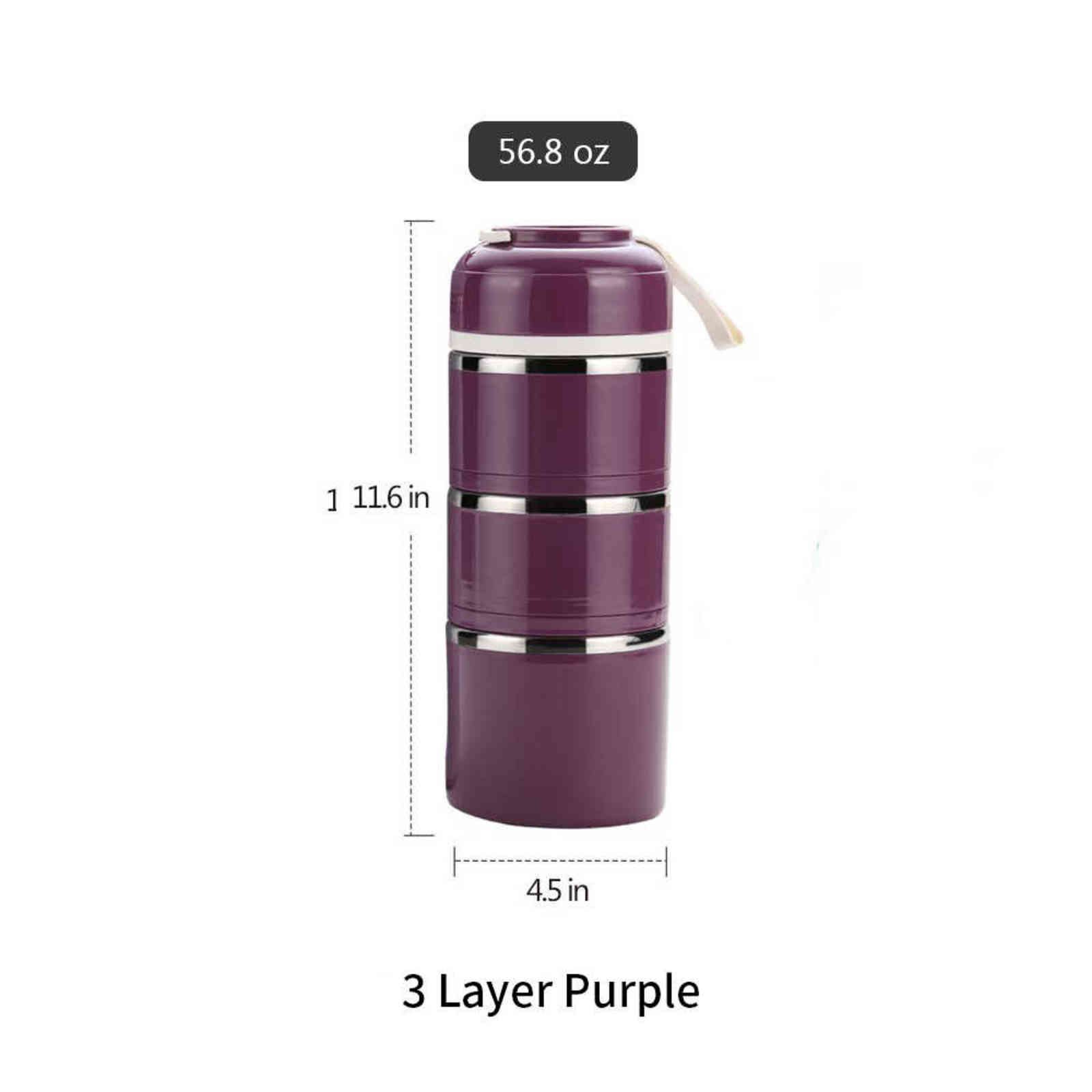 Purple 3layer No Bag