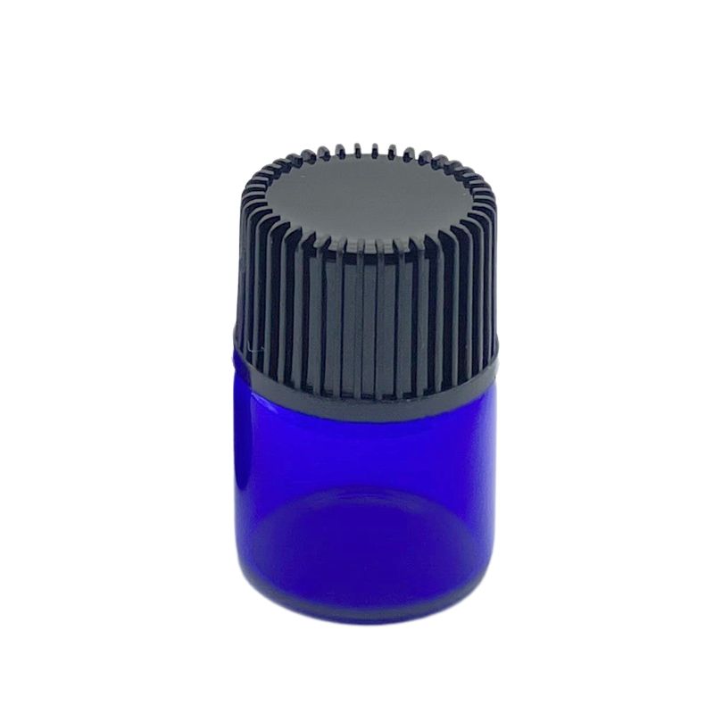 Blau mit schwarz-3ml-kein Loch