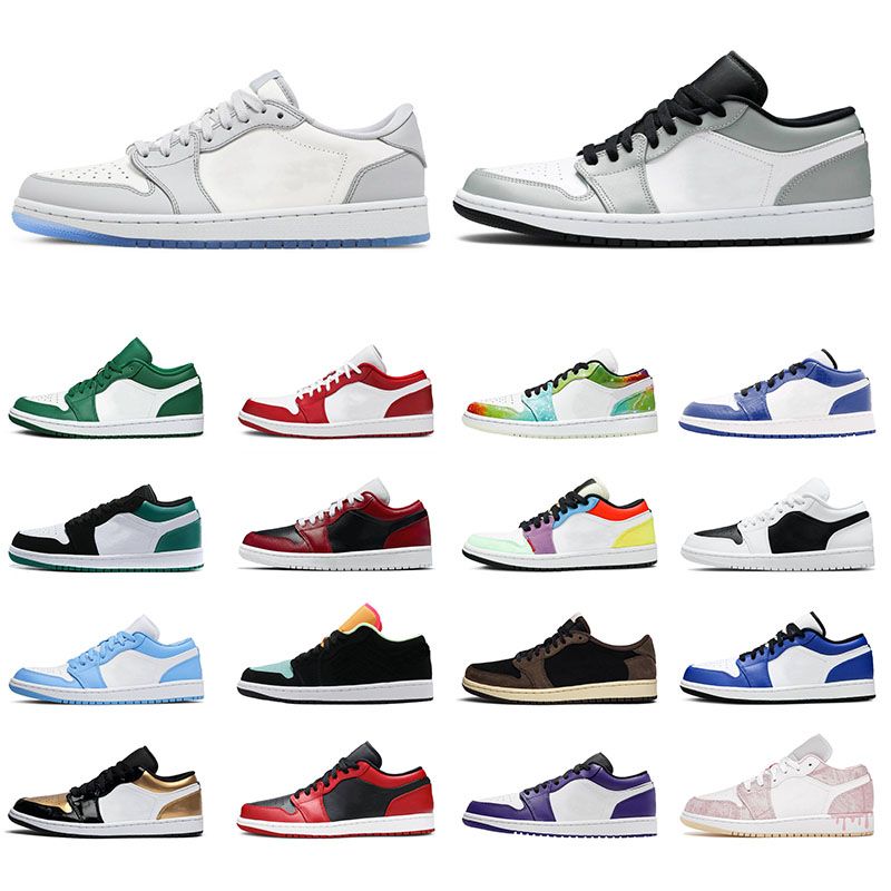 Nike Air Jordan Retro 1 Jordans 1s Jumpman AJ Low Hombre Para Mujer  Baloncesto Zapatos De Entrenadores Bajos Pintura Panda UNC Corte Mocha  Gimnasio Red Luz Smoke Grey Og Sneakers Por Drop_shipping_shop,