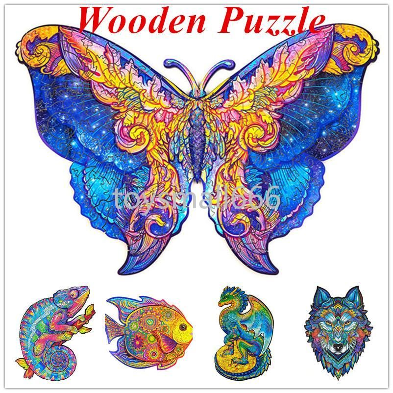 Jigsaw Puzzle De Madera Con Forma De Búho Jigsaw Puzzle De Madera Con Forma De Búho