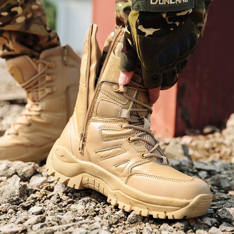 mens high top military boots
