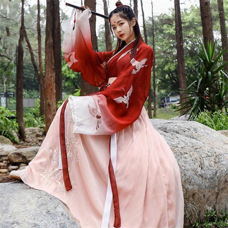 50 0에서 11styles 여자 한푸 드레스 중국 민속 댄스 의상 동양 아시아 청나라 국립 요정 공주 사진 Dress1 Dhgate Korea