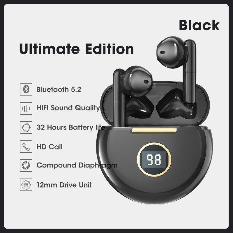 Preto TWS Earphones