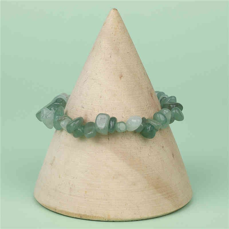 Verde Aventurine-18 cm con elasticità