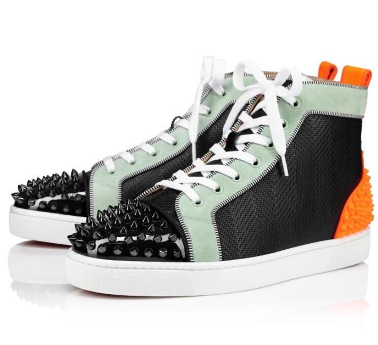 Compra Louboutin Christian Christian Originals Spikes Mens High Top Top  Bott Sneakers Perfect Spikes 2 Skateboard Caminando, Wholesale Mujeres  Deportes VGM Barato | Entrega Rápida Y Calidad | Es.Dhgate