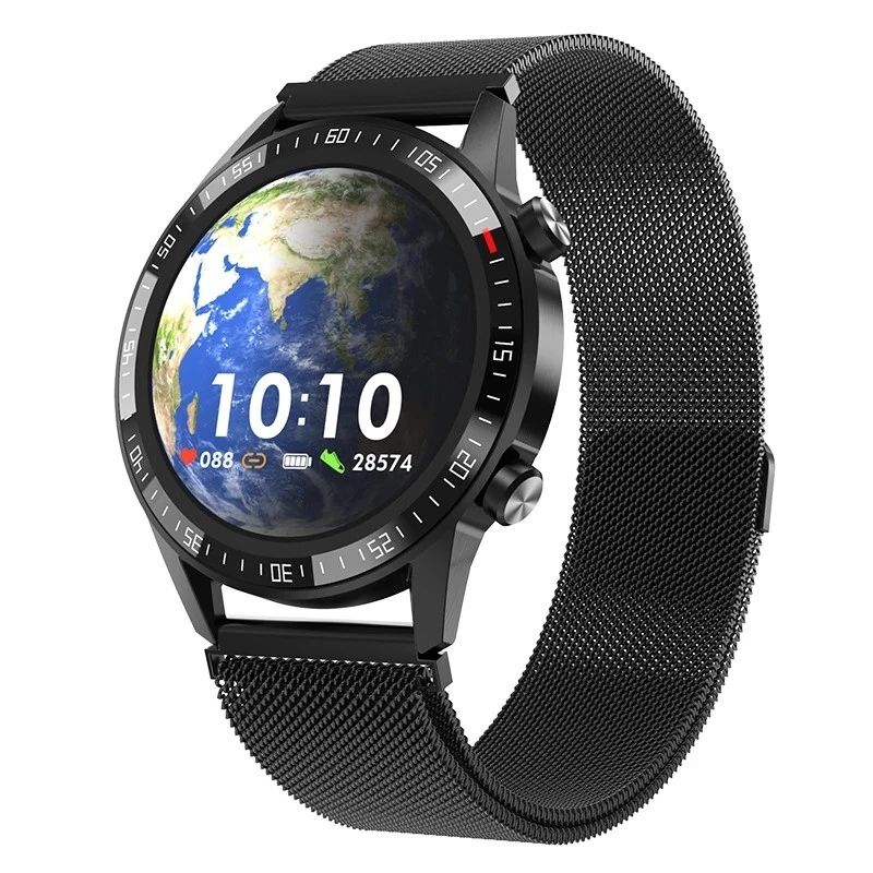 Suministro Al Por Mayor Redondo De Lujo Smart Watch Cardio Para Hombres  Mujeres Con Presión Arterial Medición De La Velocidad De La Velocidad  Pulsera De La Aptitud Deportes Impermeable WristWatch Fit IOS