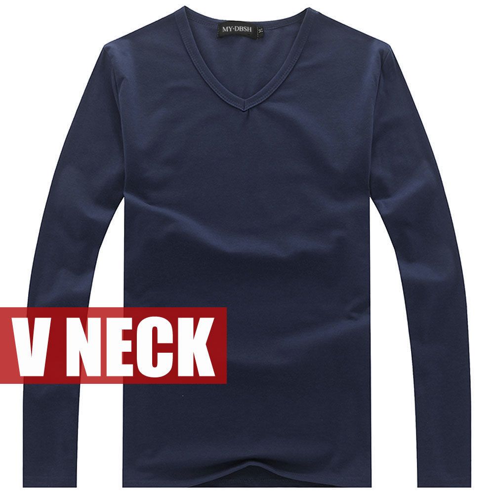 V Hals Navy