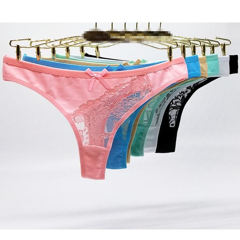Compra Hantan / Set Pantías De Algodón Para Las Mujeres Sexy Lace  Transparent Thong Briefs Femenino Ropa Interior Dama Lencería Venta Al Por  Mayor Mujeres Barato | Entrega Rápida Y Calidad | Es.Dhgate
