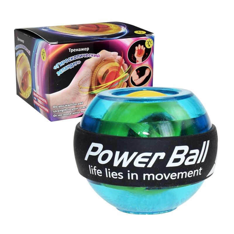 LED Bilek Topu Trainer Jiroskop Güçlendirici Gyro Güç Topu Kol Egzersiz Powerball Egzersiz Makinesi Spor Salonu Fitness Ekipmanları