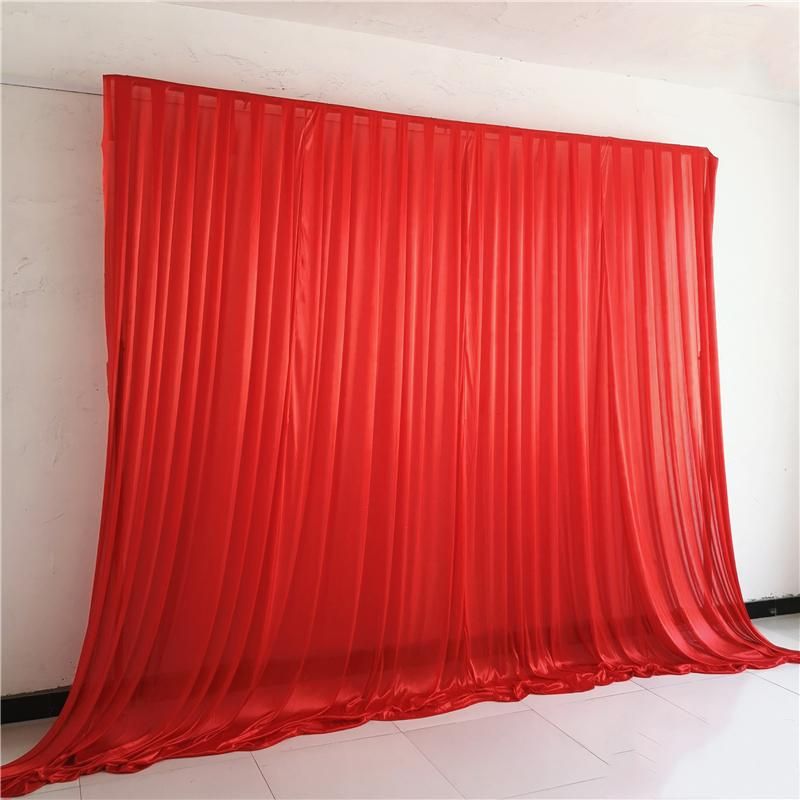 Party Decoration 3x3m Backdrop Wedding D Events Background Cloth Ice Silk Shiny Backdrops Panels