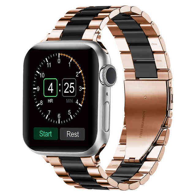 Rose Gold Black-for 38mm Or 40mm