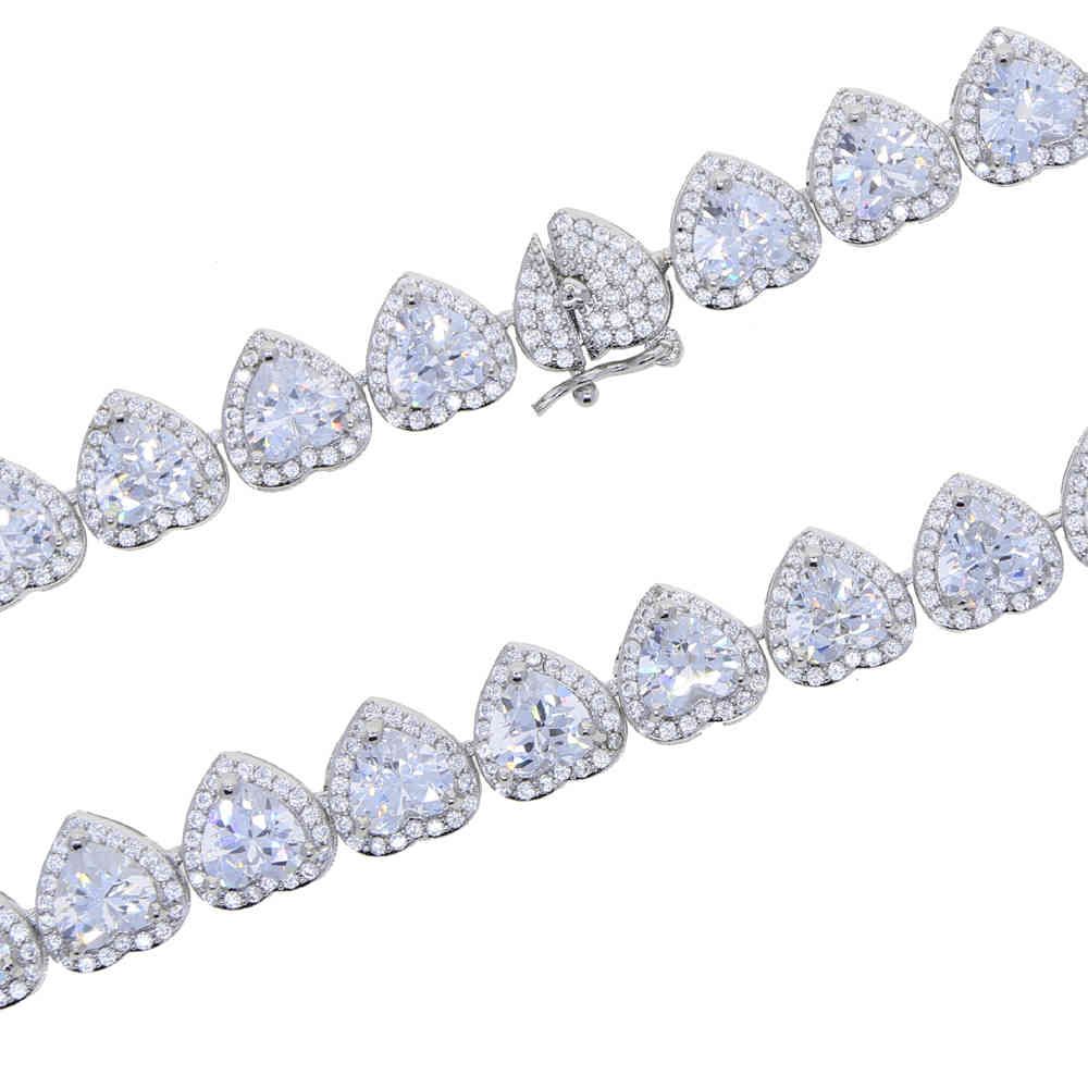Platinum Plated-Bracelet 18cm