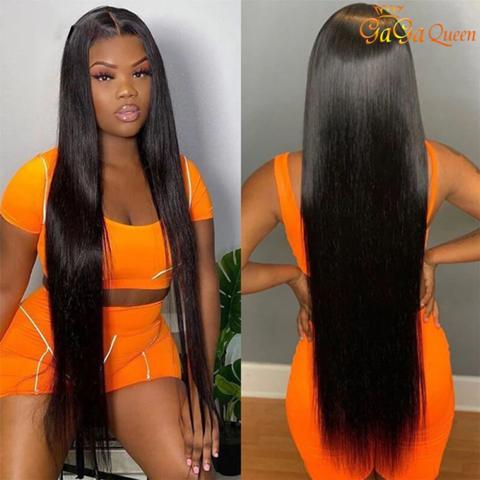 Brown 4x4 Lace Front Straight Wig with Silk-top finish